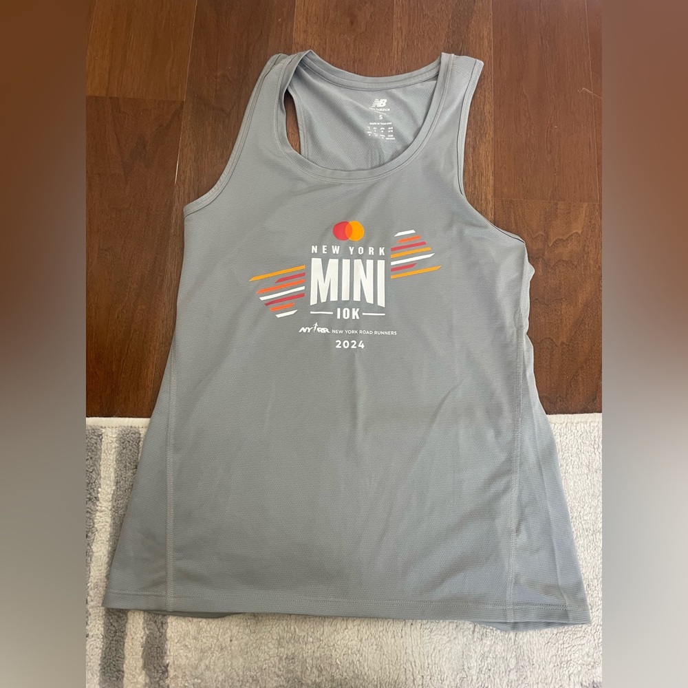 New Balance Gray New York Mini 10K Tank